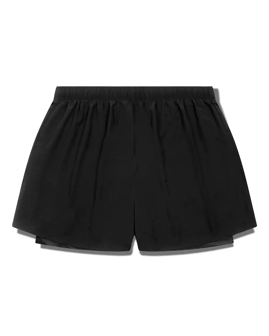 2-in-1 MMA shorts back view showing outer shell
