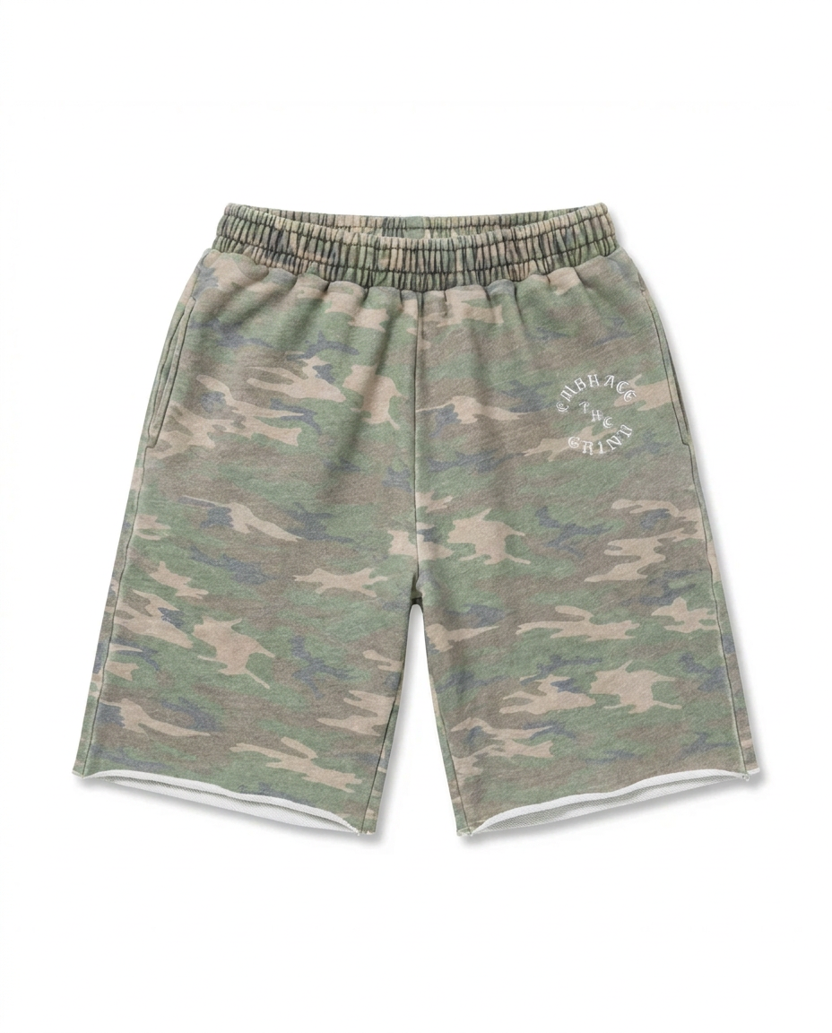 ETG CAMO SWEAT SHORTS