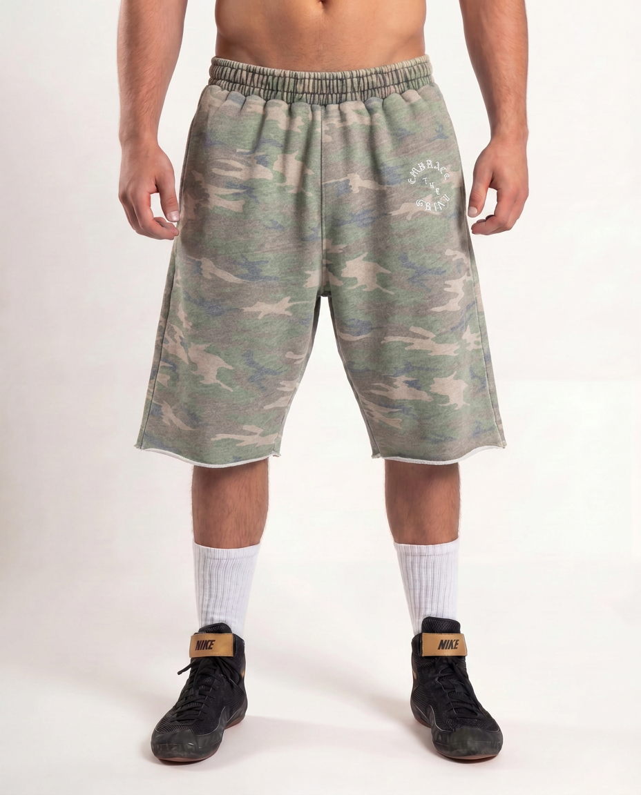 ETG CAMO SWEAT SHORTS